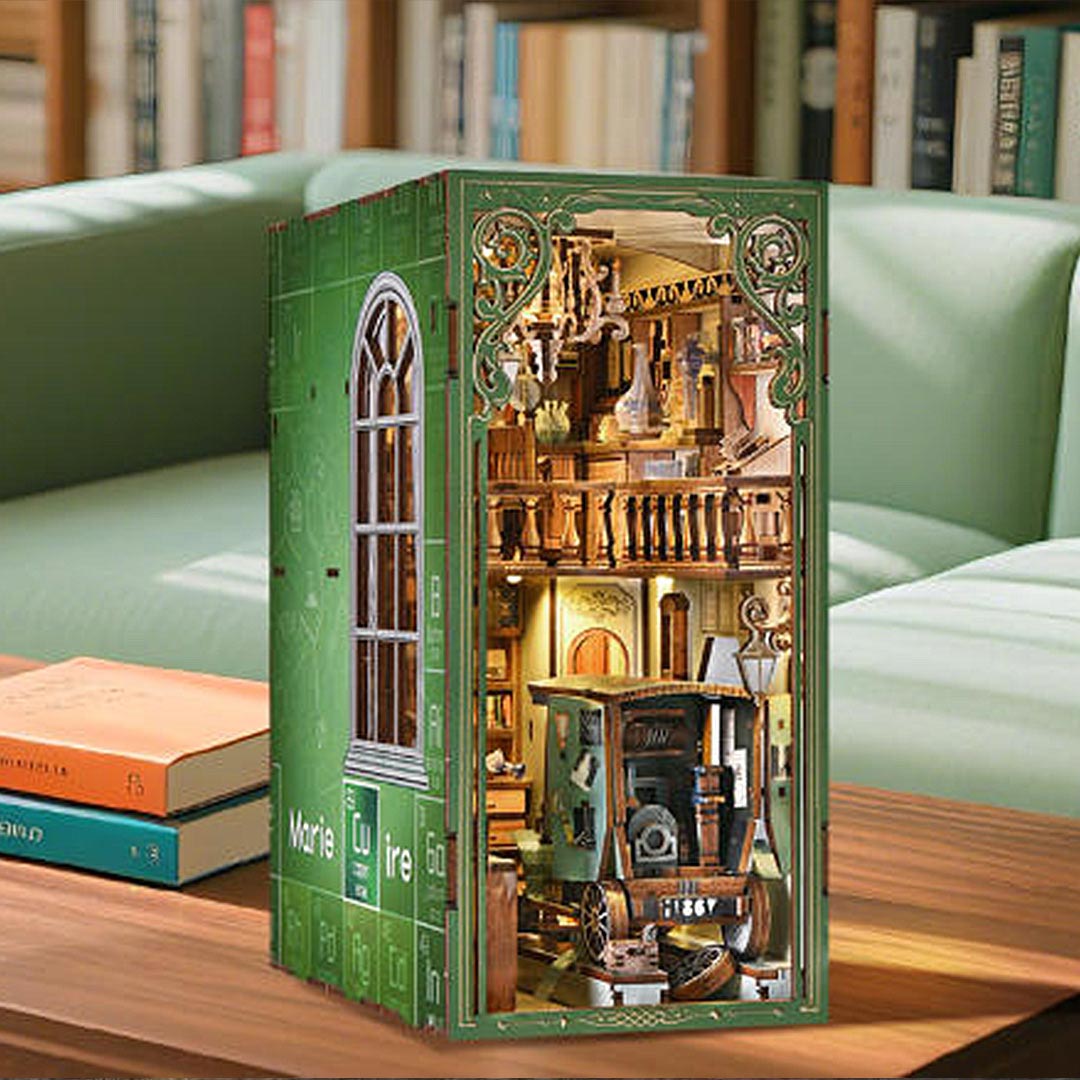 The Radium Lady DIY Wooden Book Nook Shelf Insert
