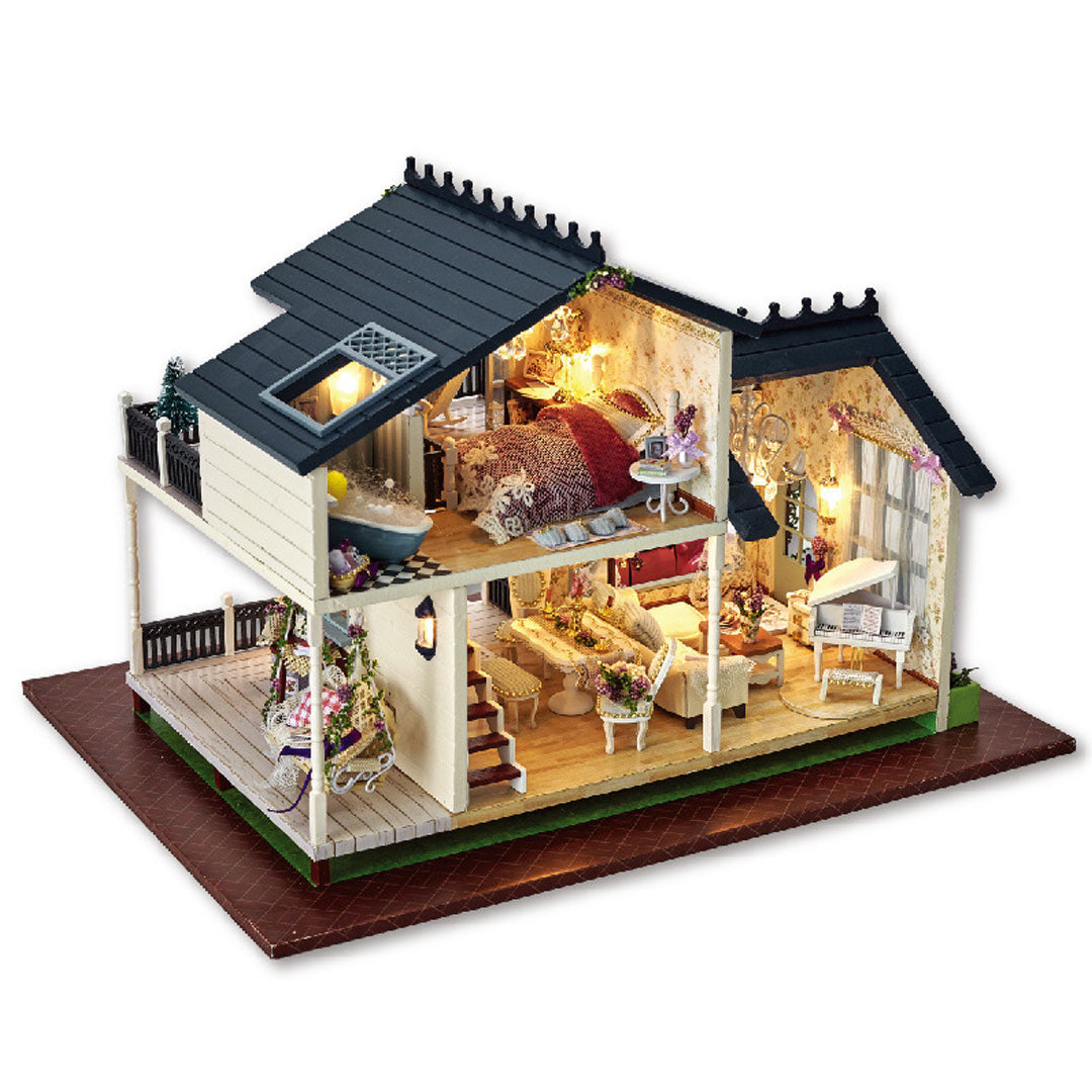 Villa Provence DIY Wooden Miniature House Kit