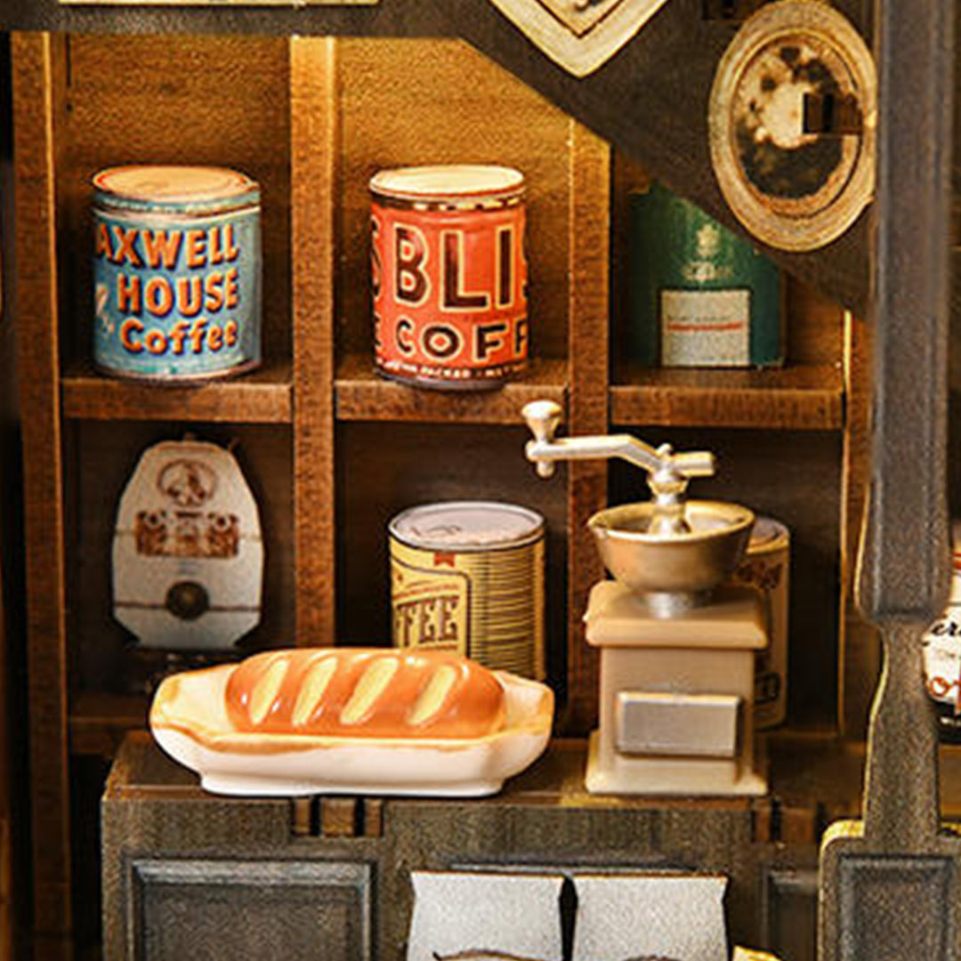 Saisons Café DIY Wooden Book Nook Shelf Insert
