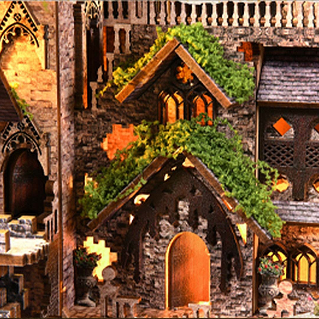 Sleeping Beauty DIY Wooden Book Nook Shelf Insert