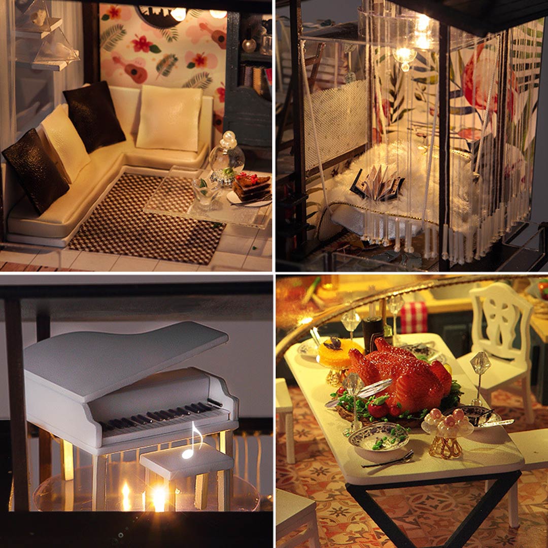 Valencia Coast Miniature DIY Dollhouse Kit