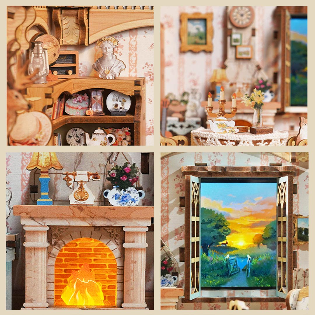Pastoral Time DIY Miniature & 6 Sound Effects Scene House