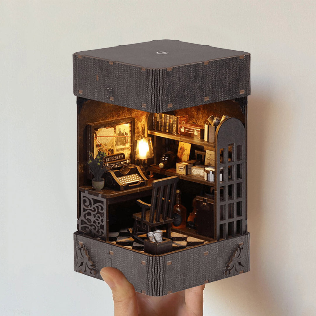 Detective Agency DIY Miniature Dollhouse Kit