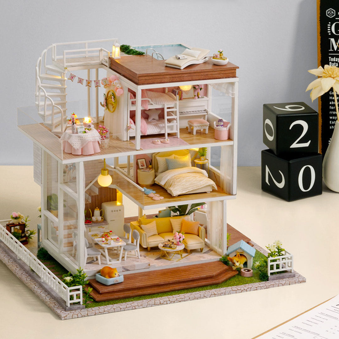Have a Nice Day Villa DIY Dollhouse Kit