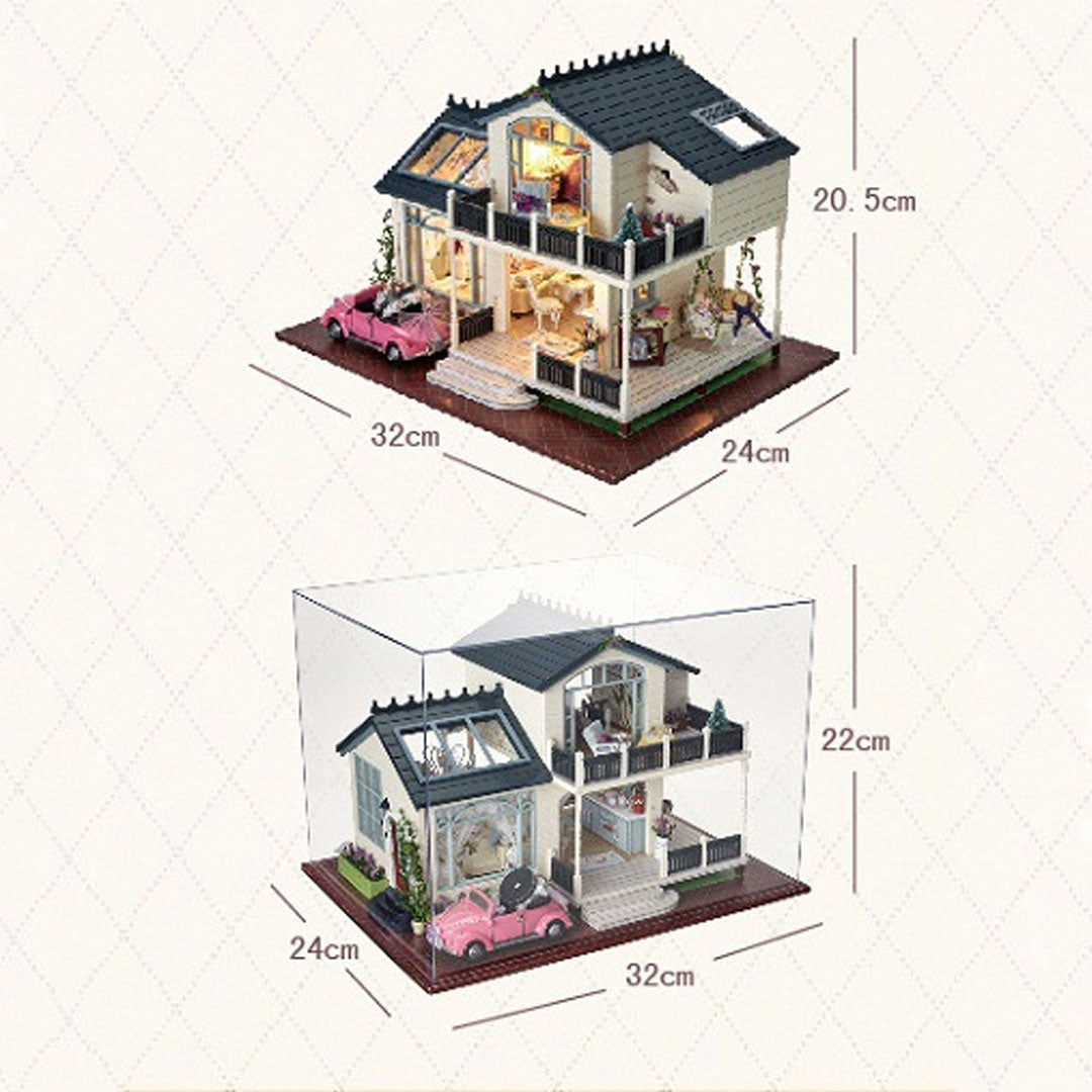 Villa Provence DIY Wooden Miniature House Kit