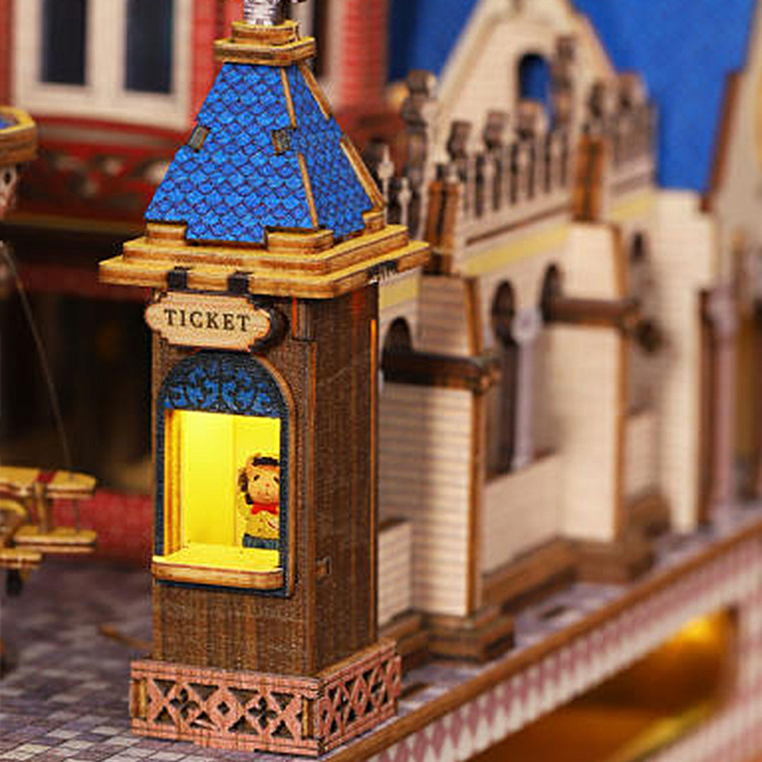 Annecy Castle DIY Miniature Dollhouse Kit