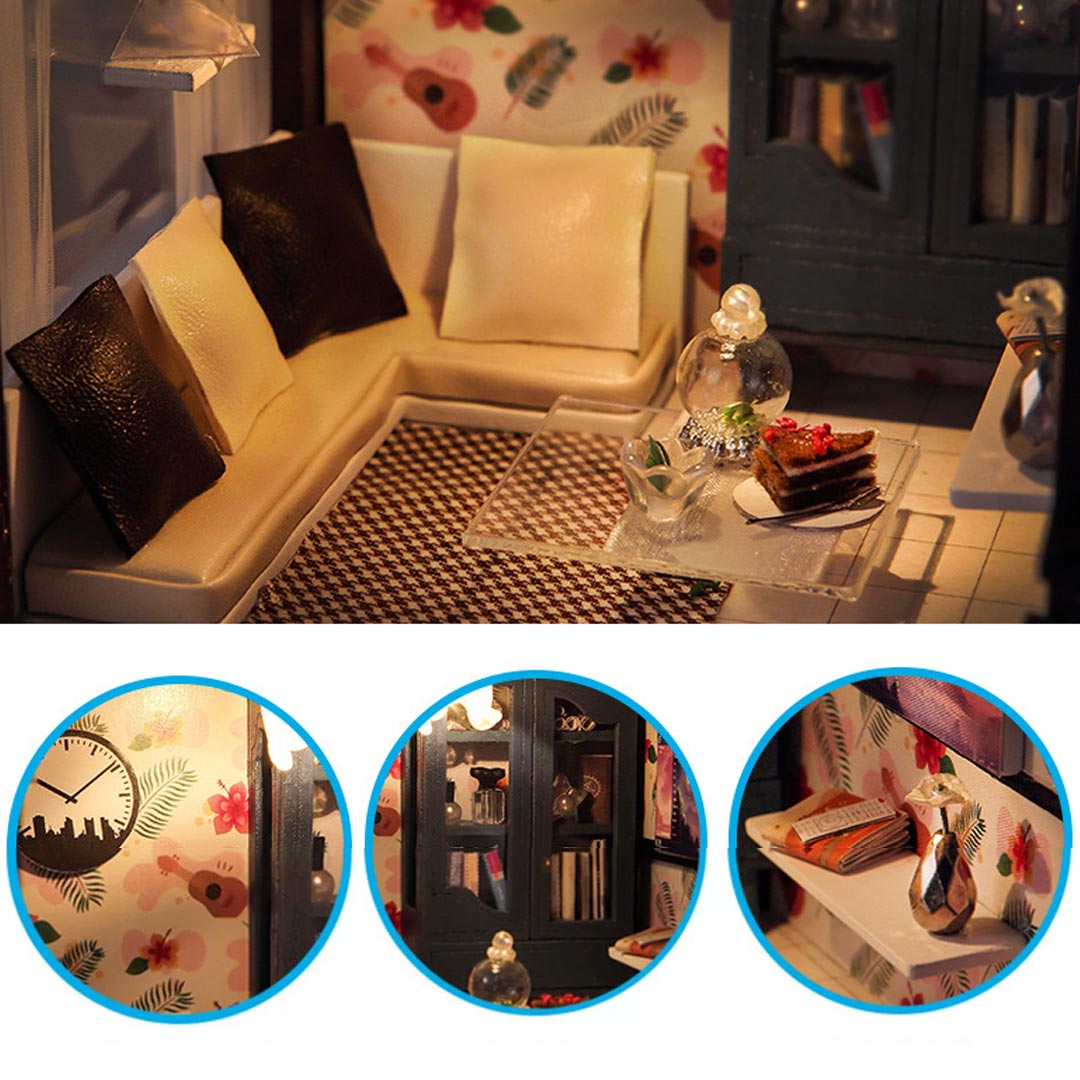 Valencia Coast Miniature DIY Dollhouse Kit