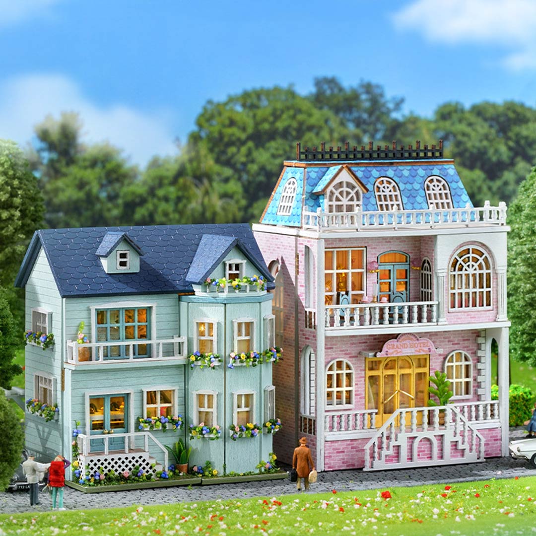 Miniarure House Warm Manor DIY Miniature House Kit – Fifijoy