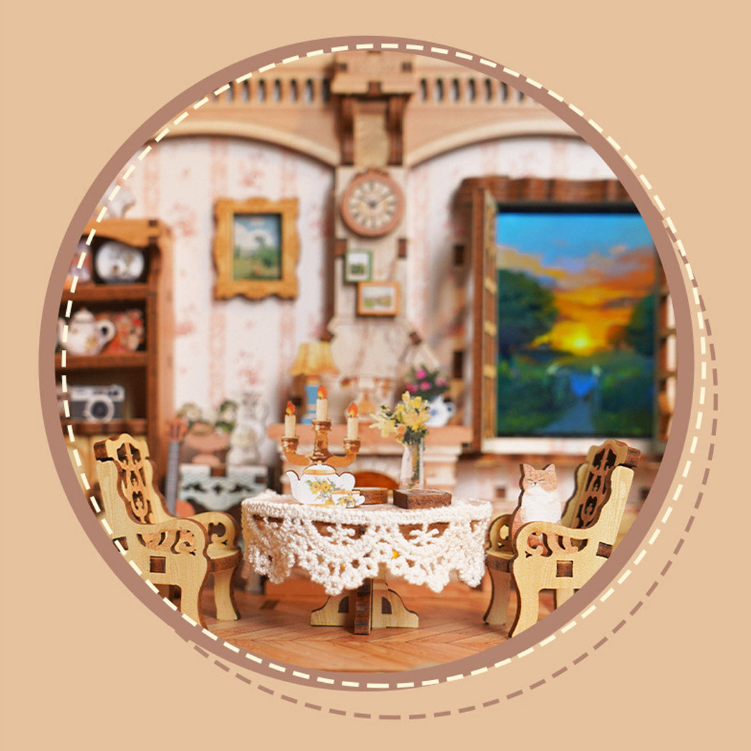 Pastoral Time DIY Miniature & 6 Sound Effects Scene House