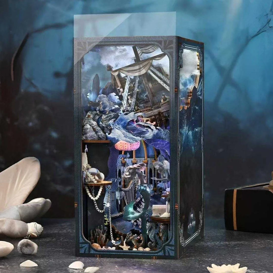 The Song of Sirens DIY Wooden Book Nook Kit