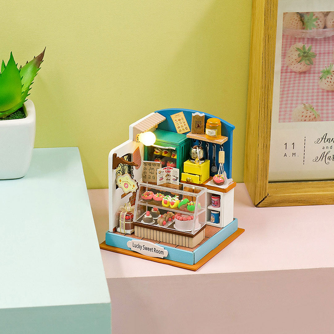 Mini House Wooden DIY Miniature House kit