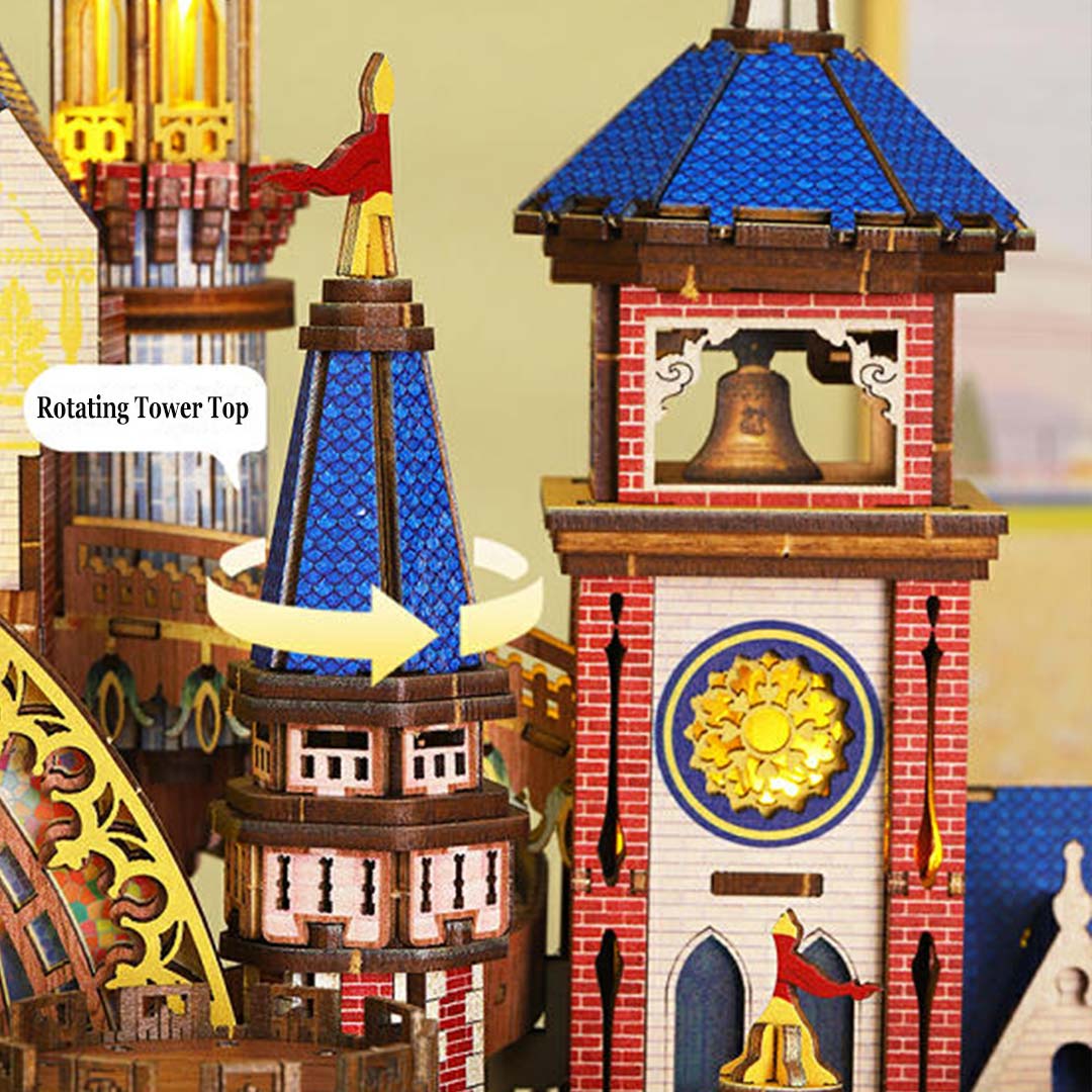 Annecy Castle DIY Miniature Dollhouse Kit