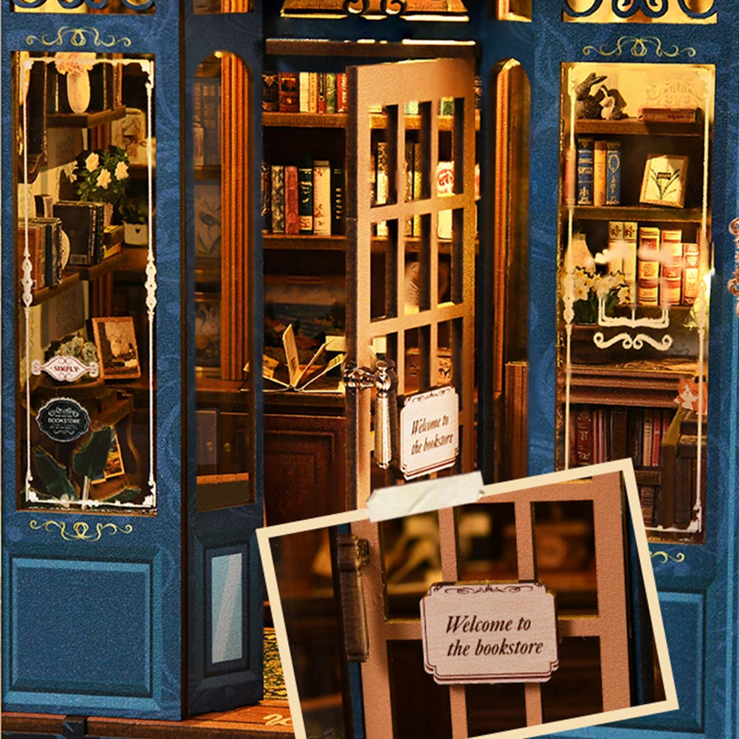 Pergola Reading Room DIY Wooden Book Nook Shelf Insert