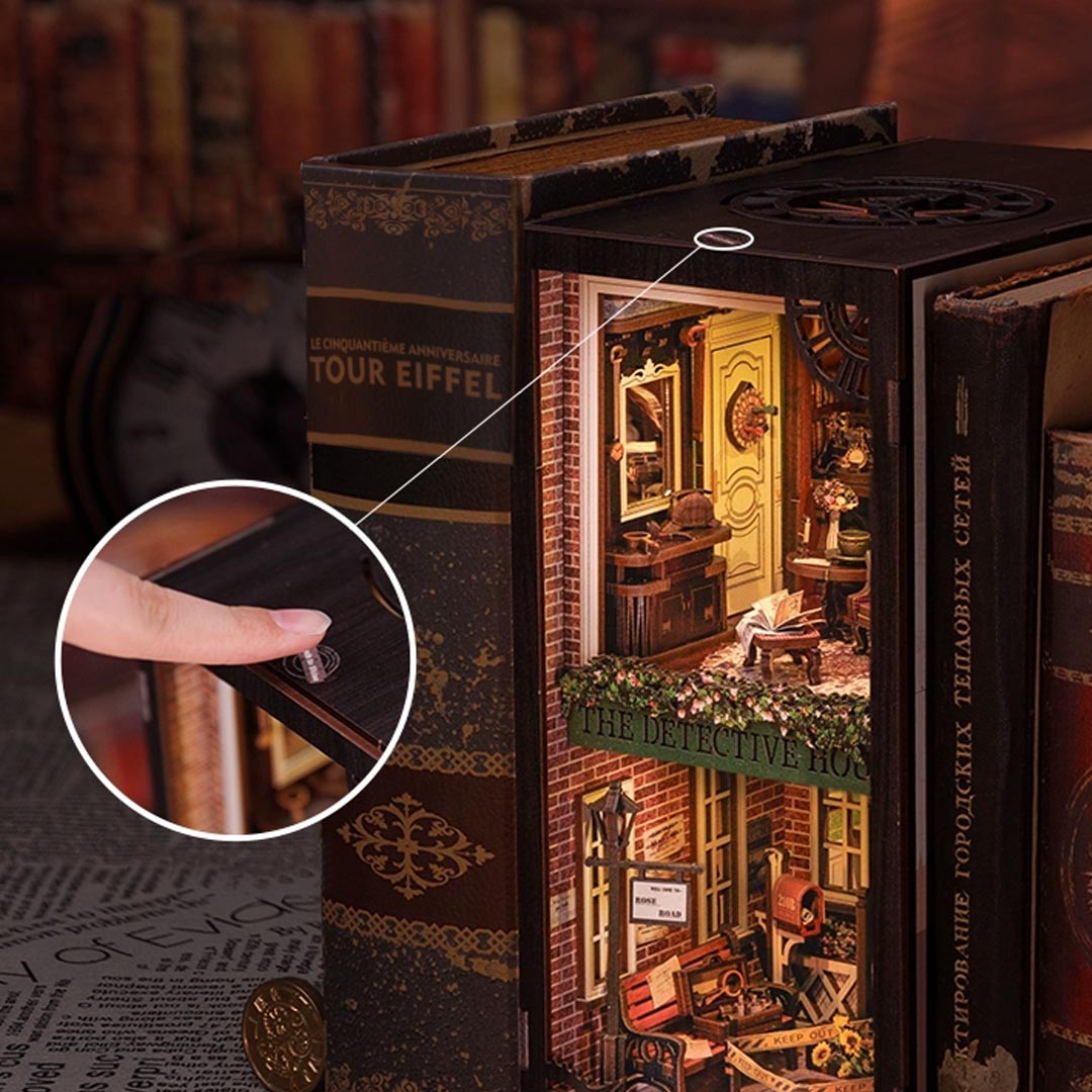 DIY Miniature Kit Book-Nook: Rose Detective Agency – Hands Craft US, Inc.