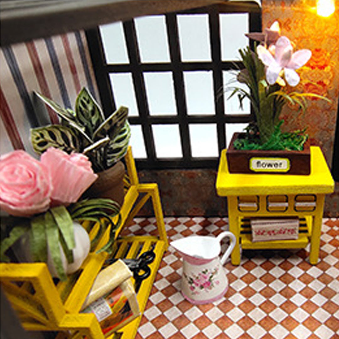 Dream Building Pavilion DIY Dollhouse Miniature Kit