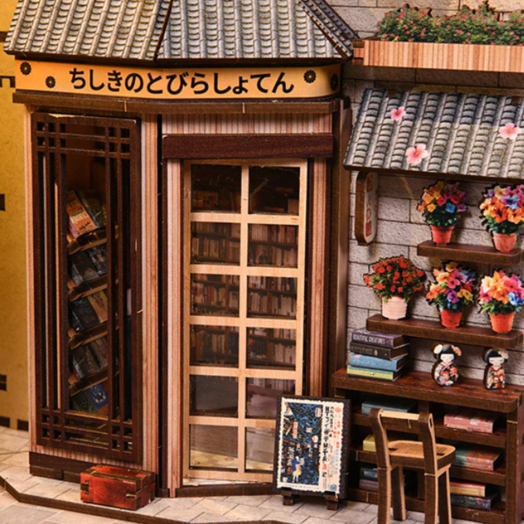 Cat’s Little Alley DIY Wooden Book Nook Shelf Insert