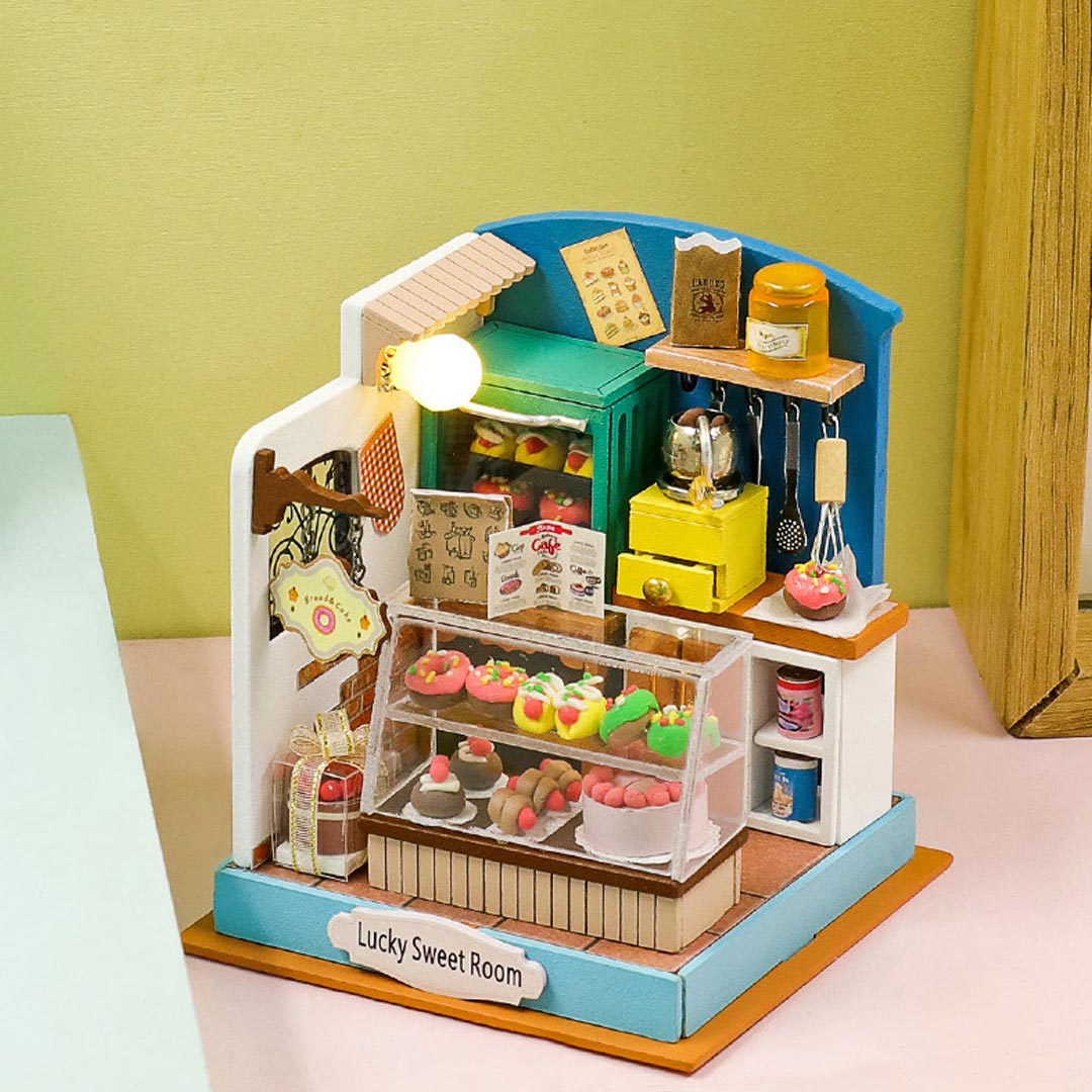 Mini House Wooden DIY Miniature House kit