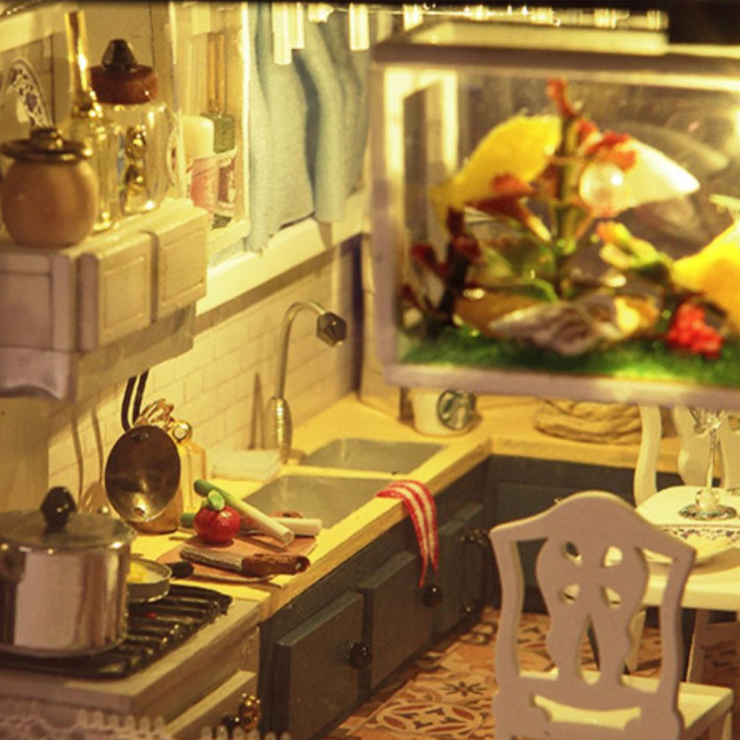 Valencia Coast Miniature DIY Dollhouse Kit