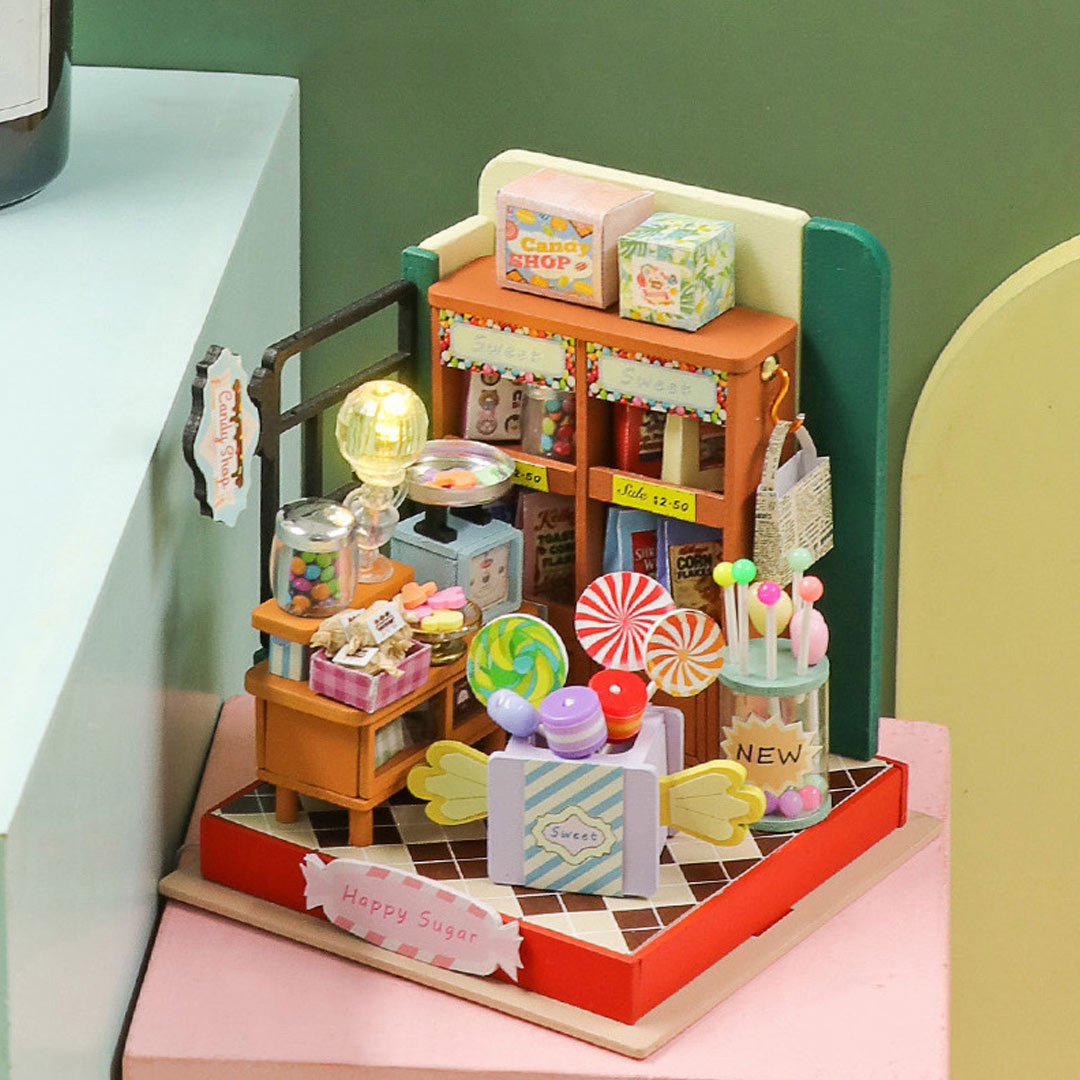 Mini House Wooden DIY Miniature House kit