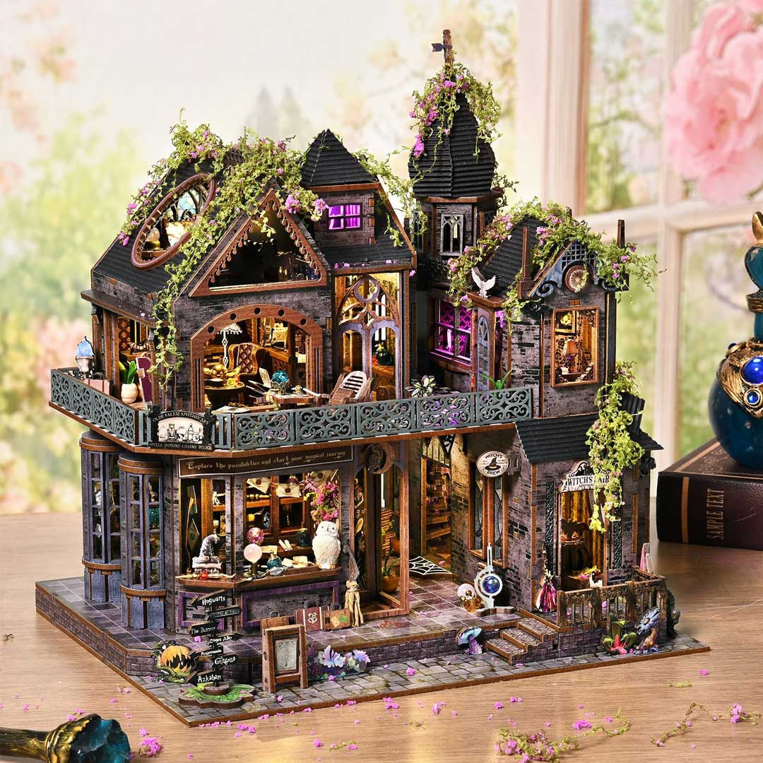 Magic Castle DIY Miniature Dollhouse Kit – Fifijoy