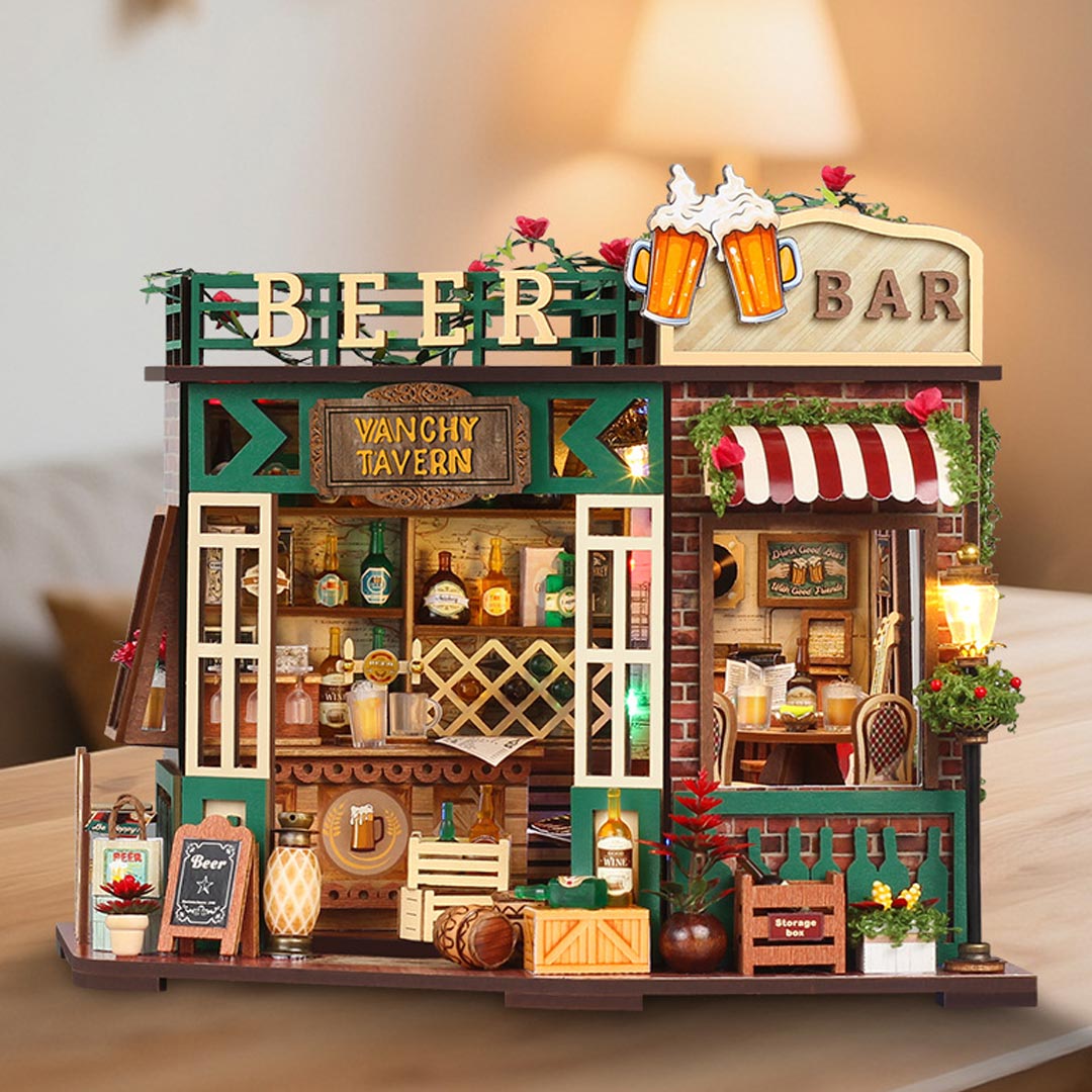 Vanchy Tavern DIY Miniature House Kit