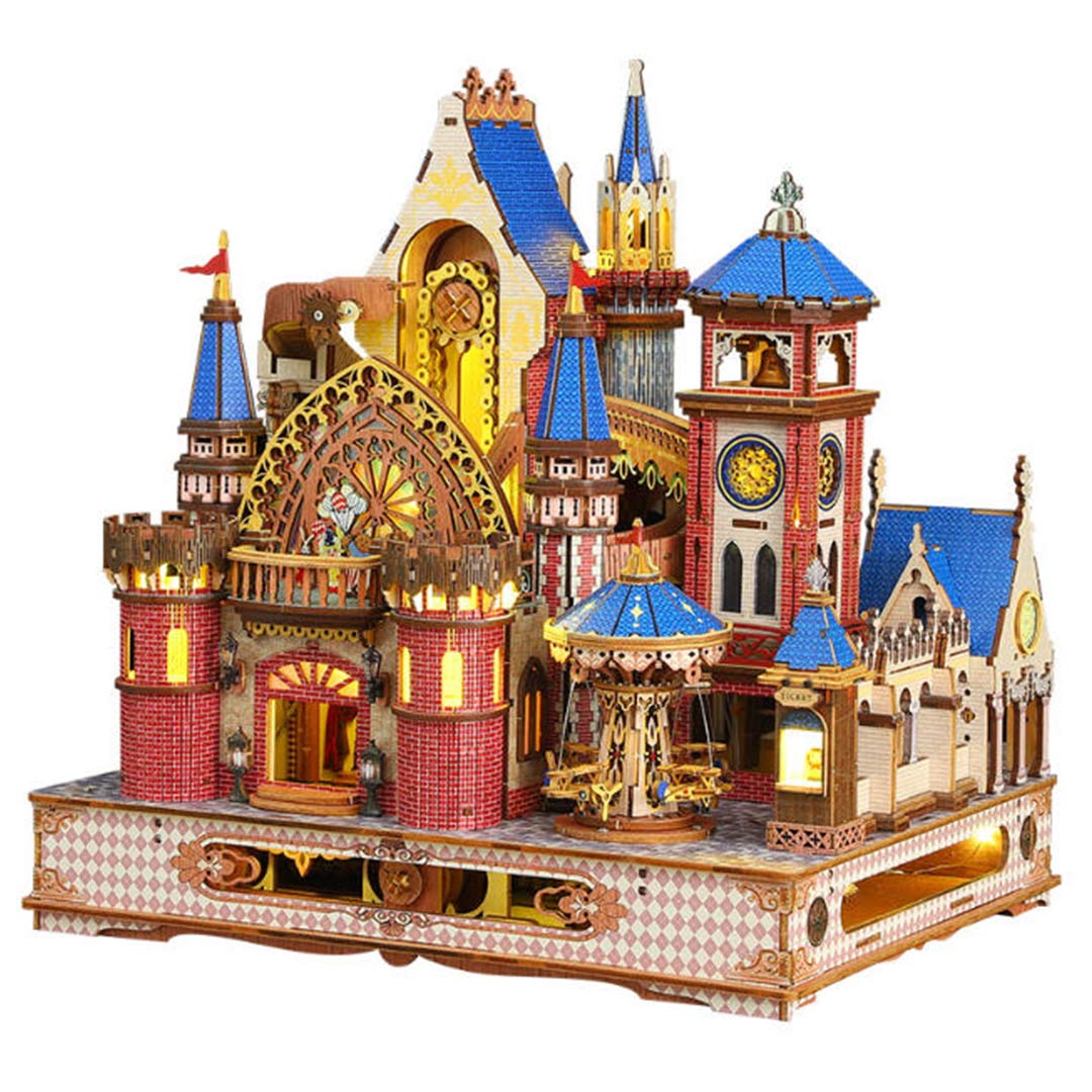 Annecy Castle DIY Miniature Dollhouse Kit