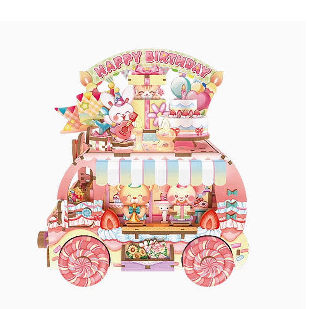Happy Birthday DIY Wooden Music Box