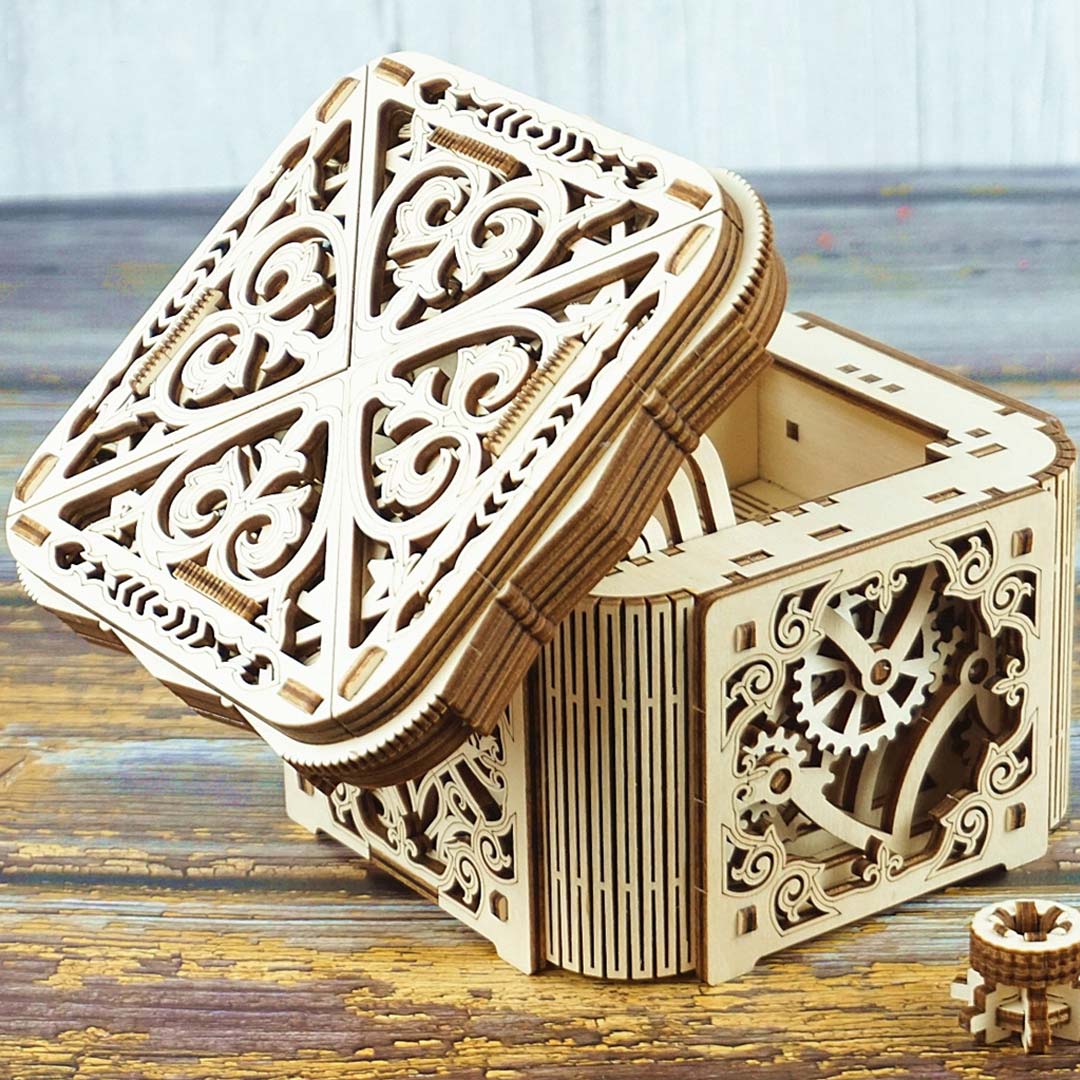 Jewelry Box Wooden Mechanical 3D Puzzles