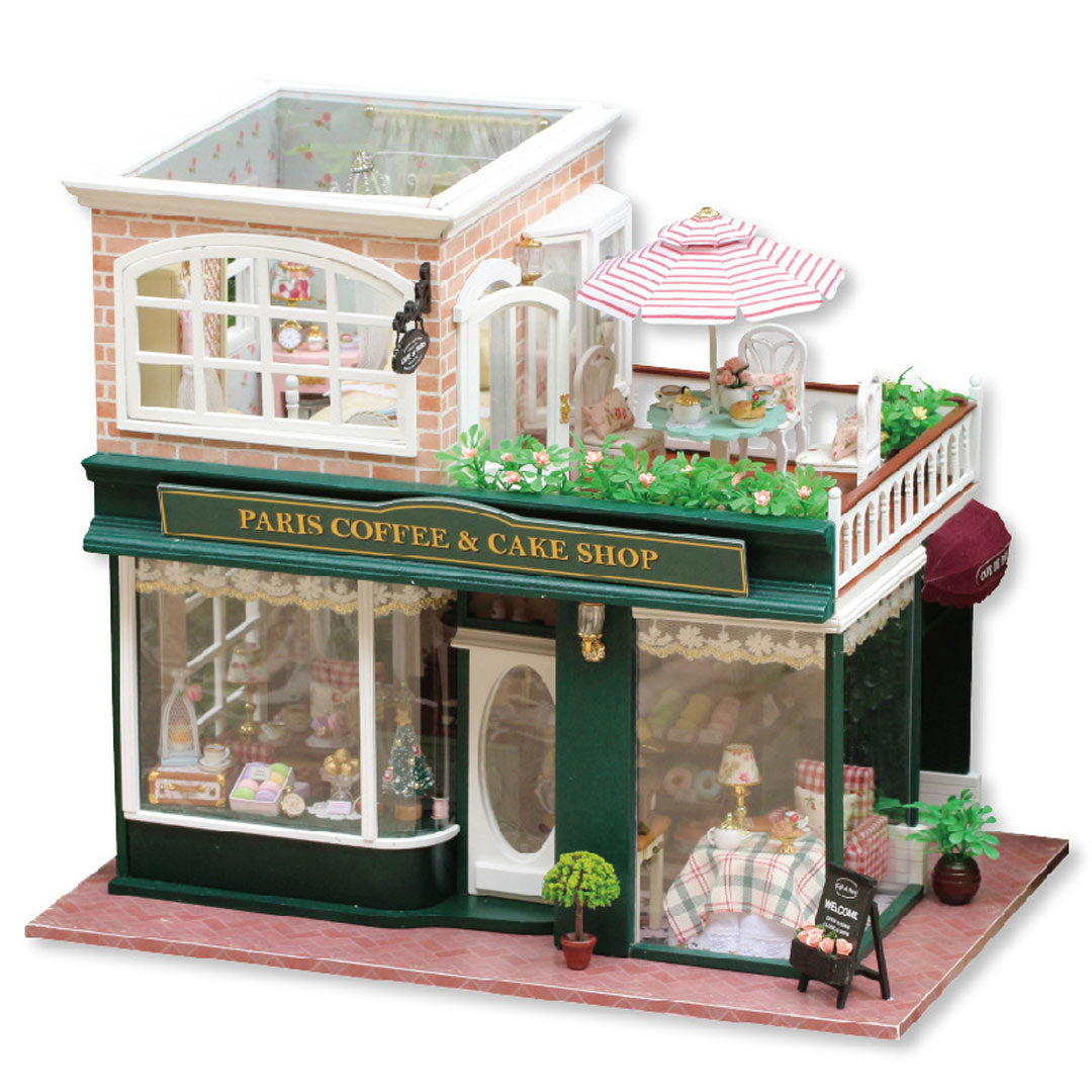 Paris Coffee & Cake Shop DIY Miniature Dollhouse