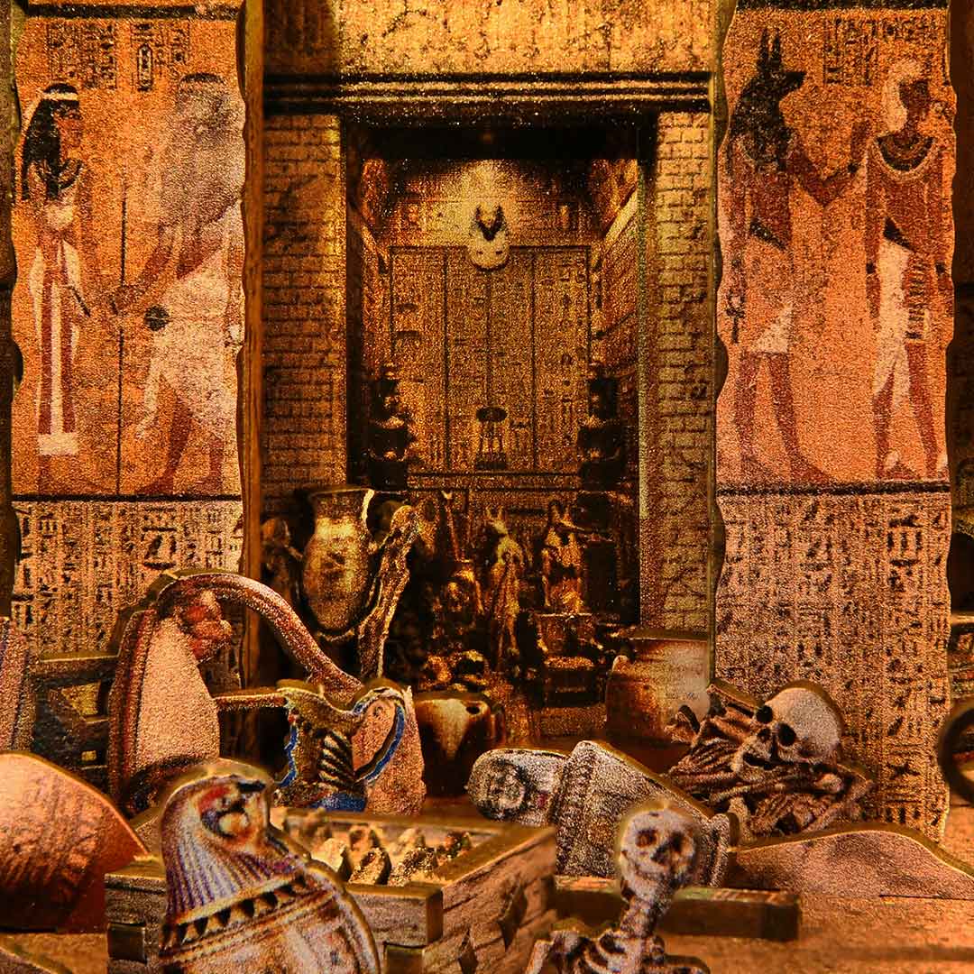 Egyptian Pharaoh's Tomb DIY Book Nook Kit