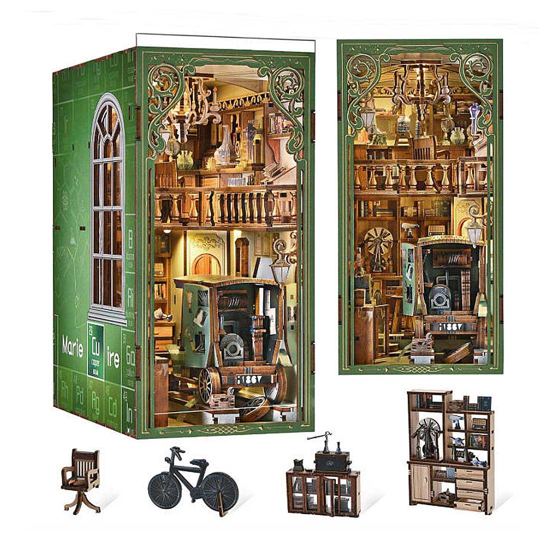 The Radium Lady DIY Wooden Book Nook Shelf Insert