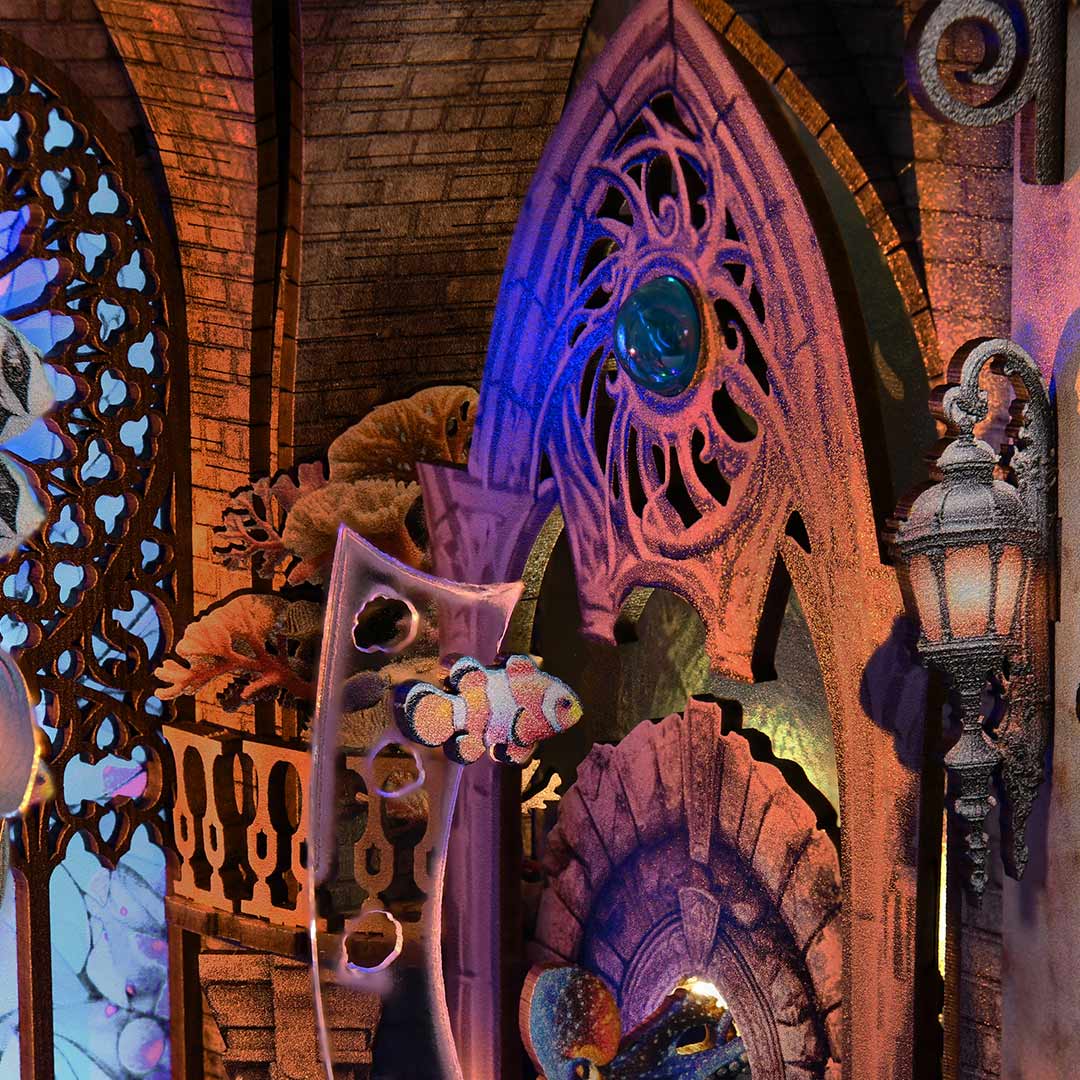 Atlantis DIY Wooden Book Nook Shelf Insert