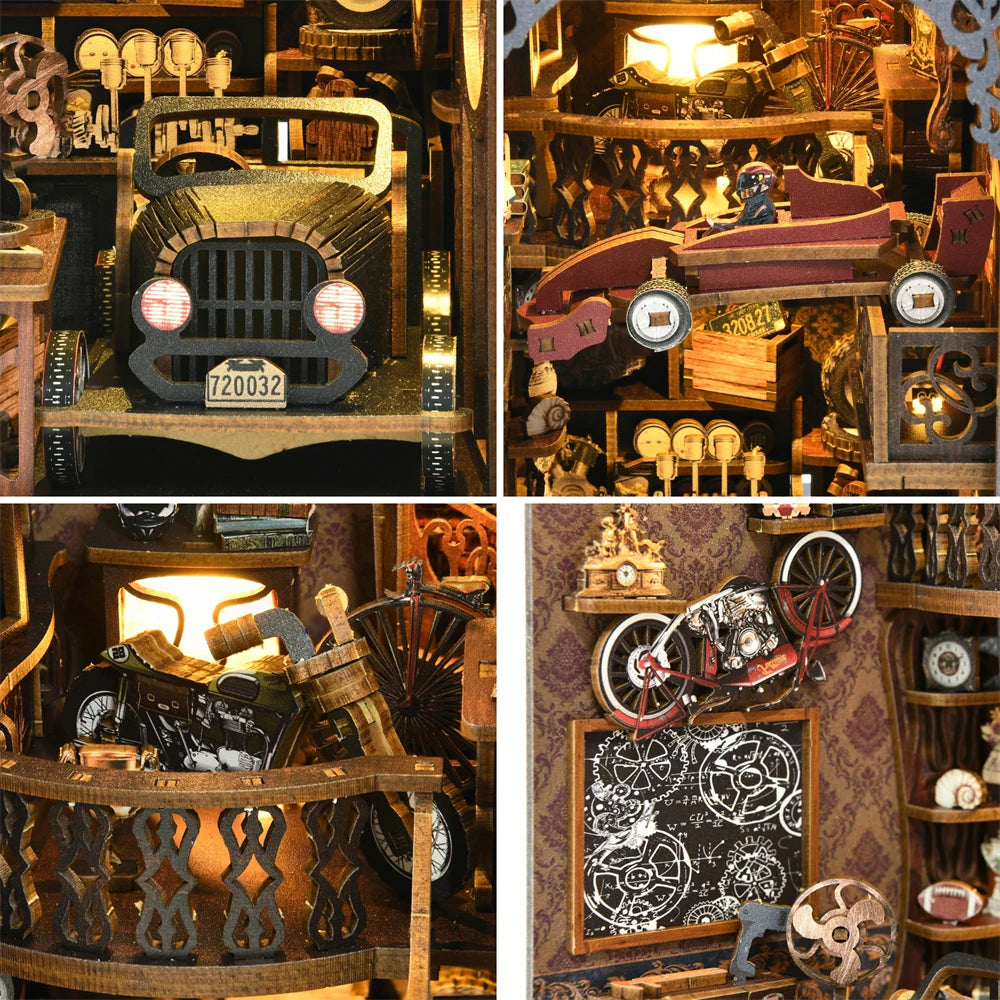 Car Players DIY Wooden Book Nook Kit