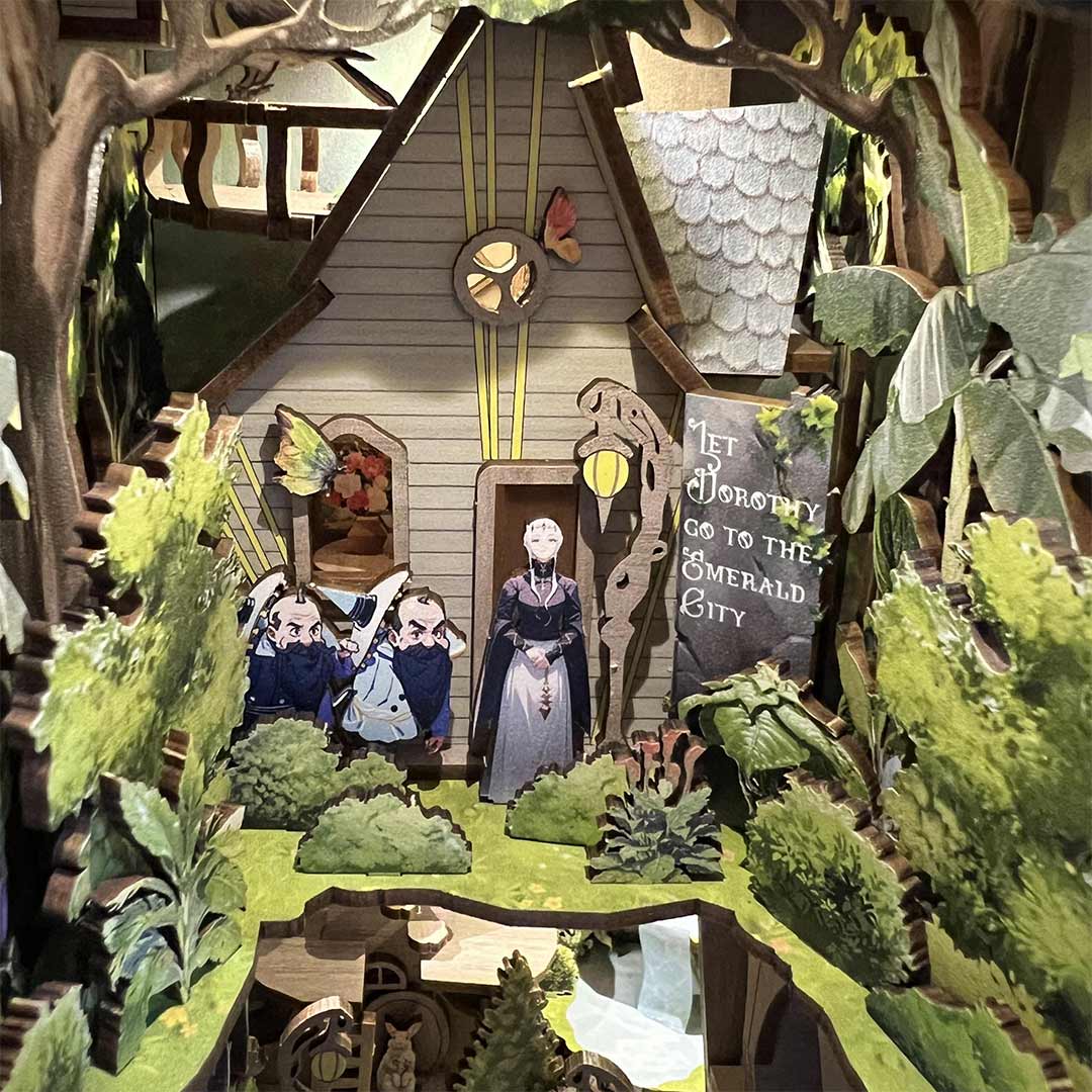 The Wizard of Oz DIY Book Nook Shelf Insert – Fifijoy