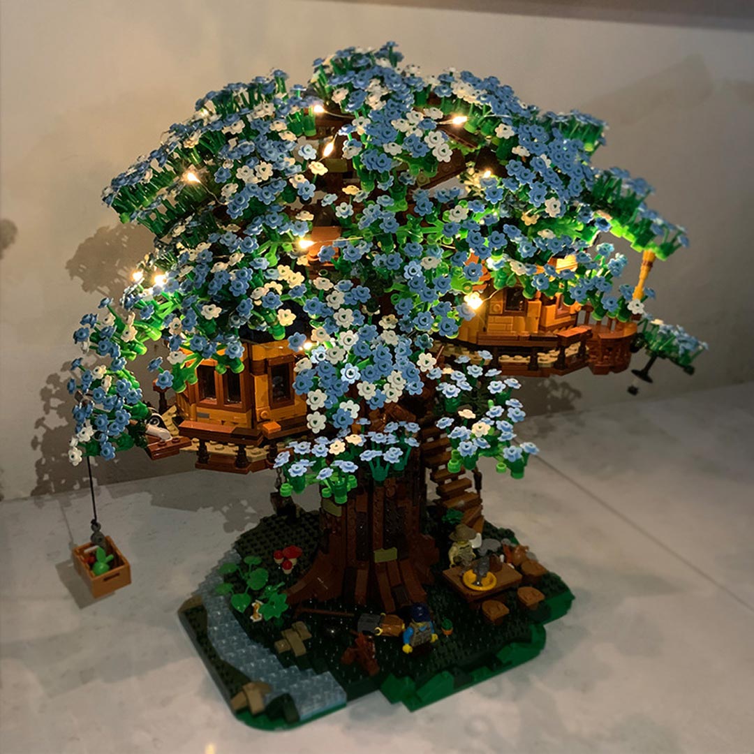 Cherry Blossom Bonsai Tree Building Blocks Sets