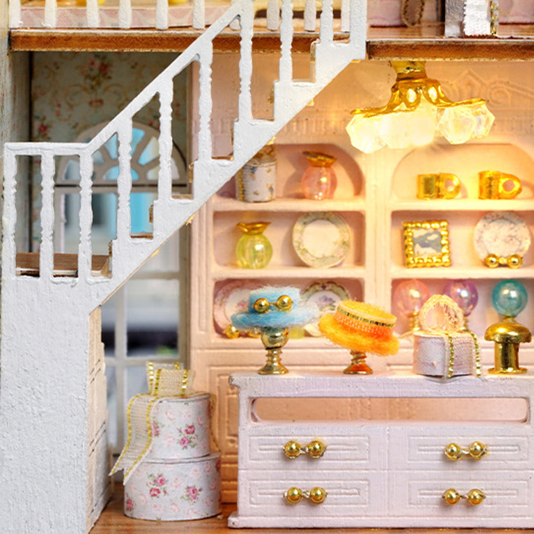 Candy Cake & Milk Tea Shop DIY Miniature House Kit