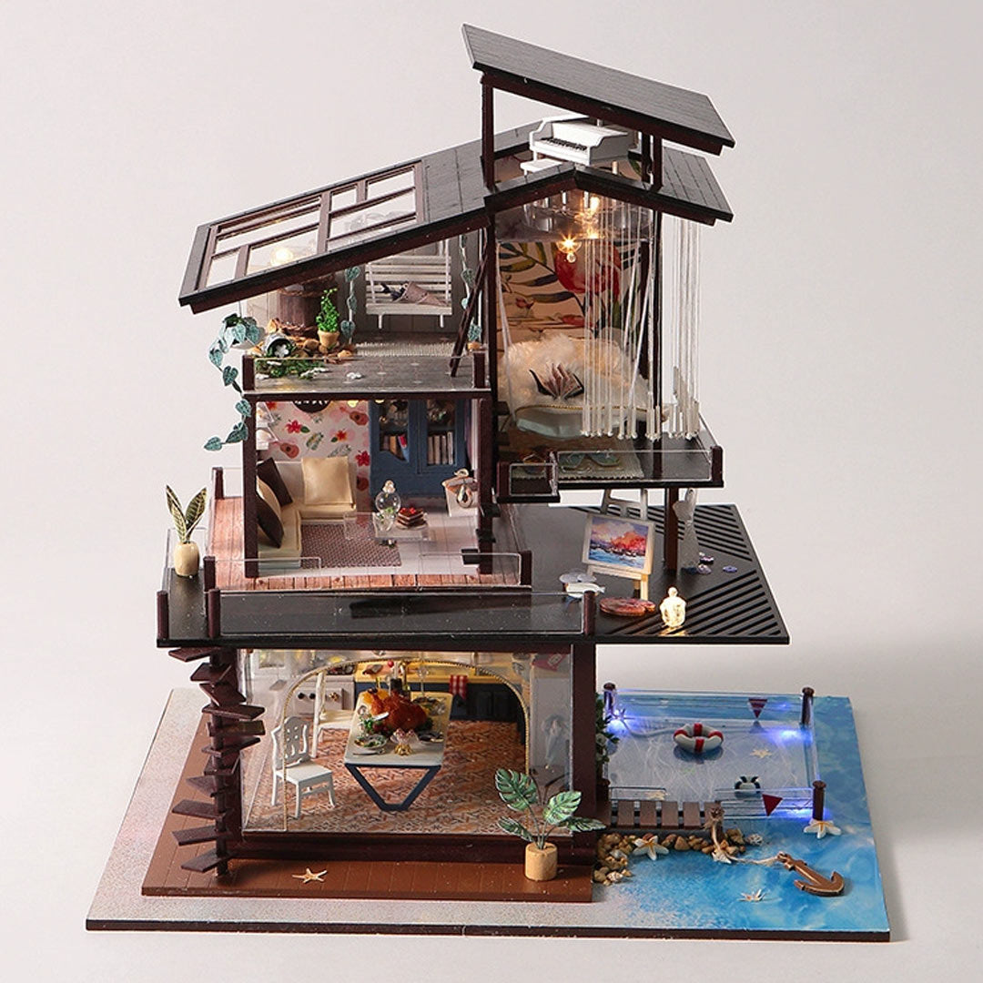 Valencia Coast Miniature DIY Dollhouse Kit
