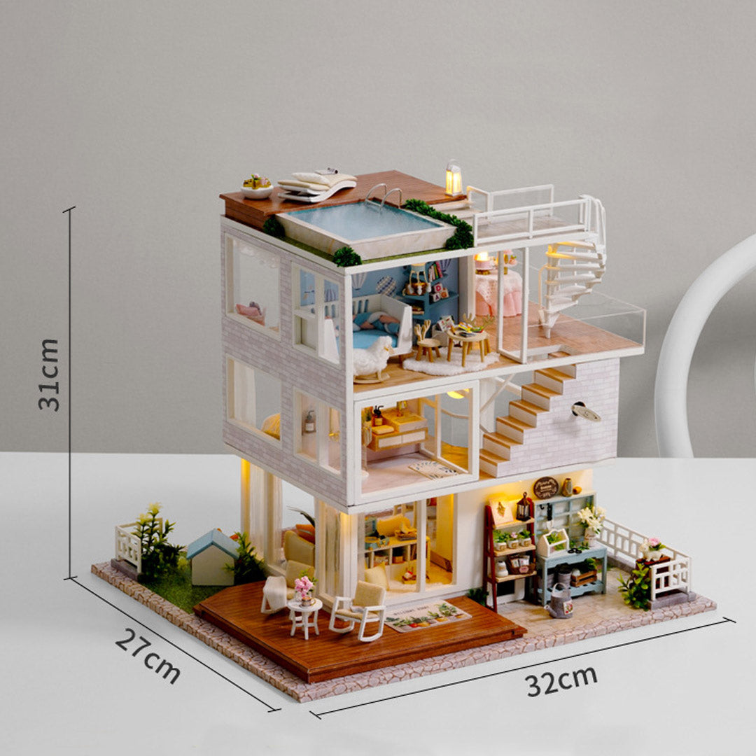 Have a Nice Day Villa DIY Dollhouse Kit