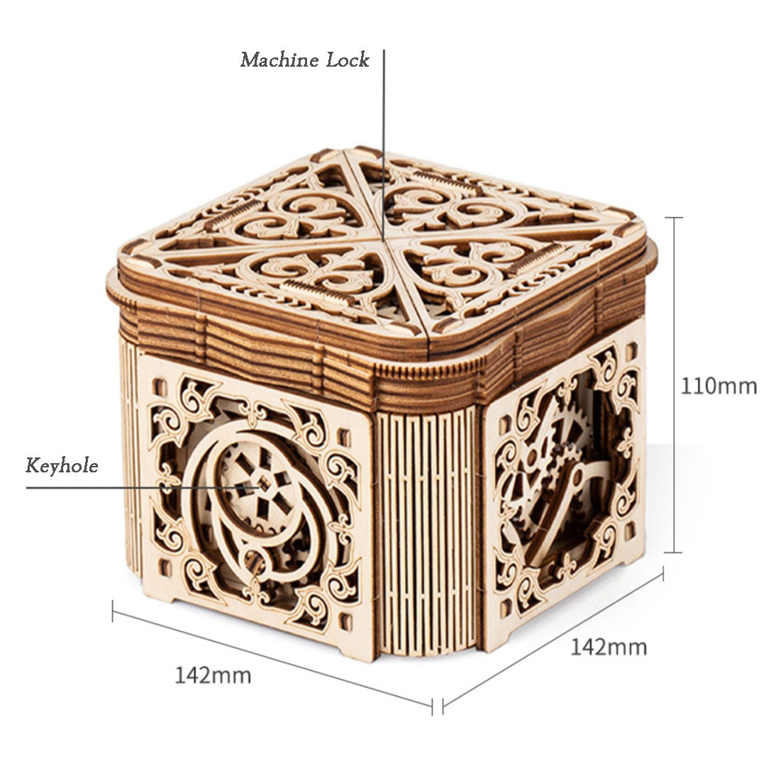 Jewelry Box Wooden Mechanical 3D Puzzles