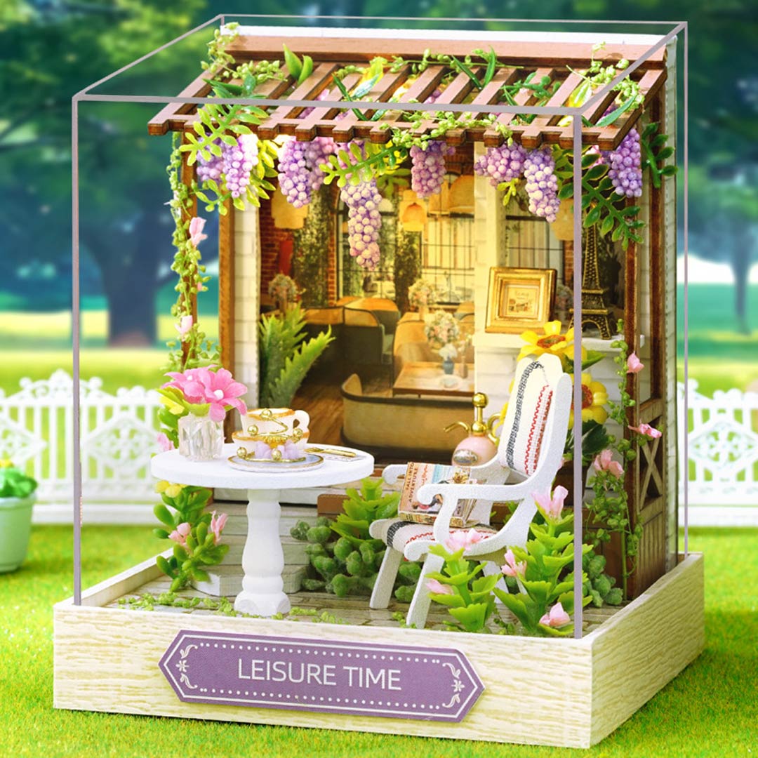 Leisure Time DIY Miniature Dollhouse Kit