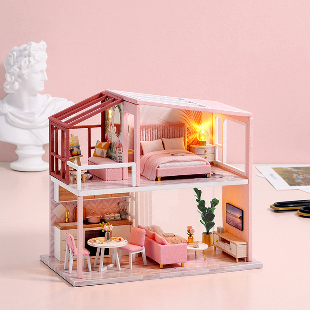 The Nordic Apartment DIY Dollhouse Kit