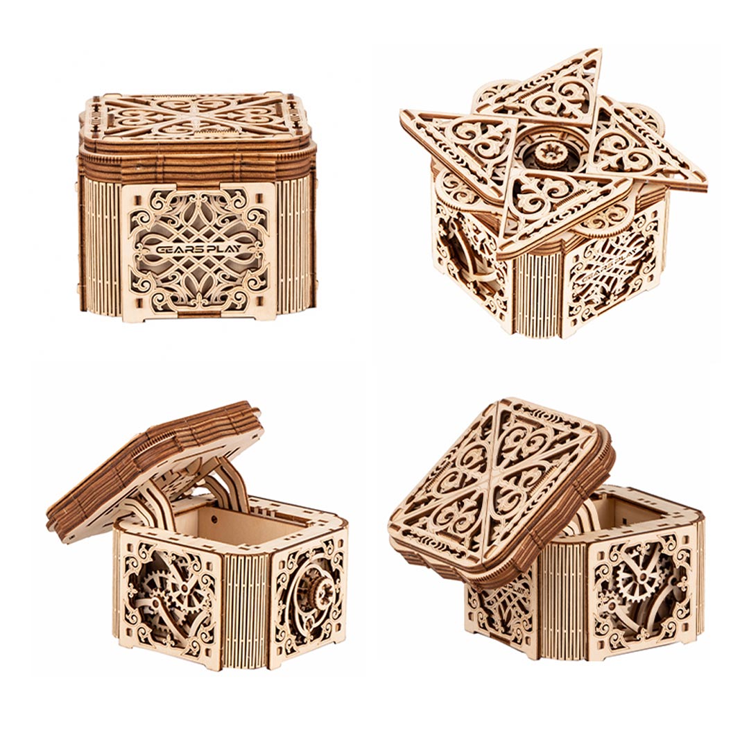 Jewelry Box Wooden Mechanical 3D Puzzles