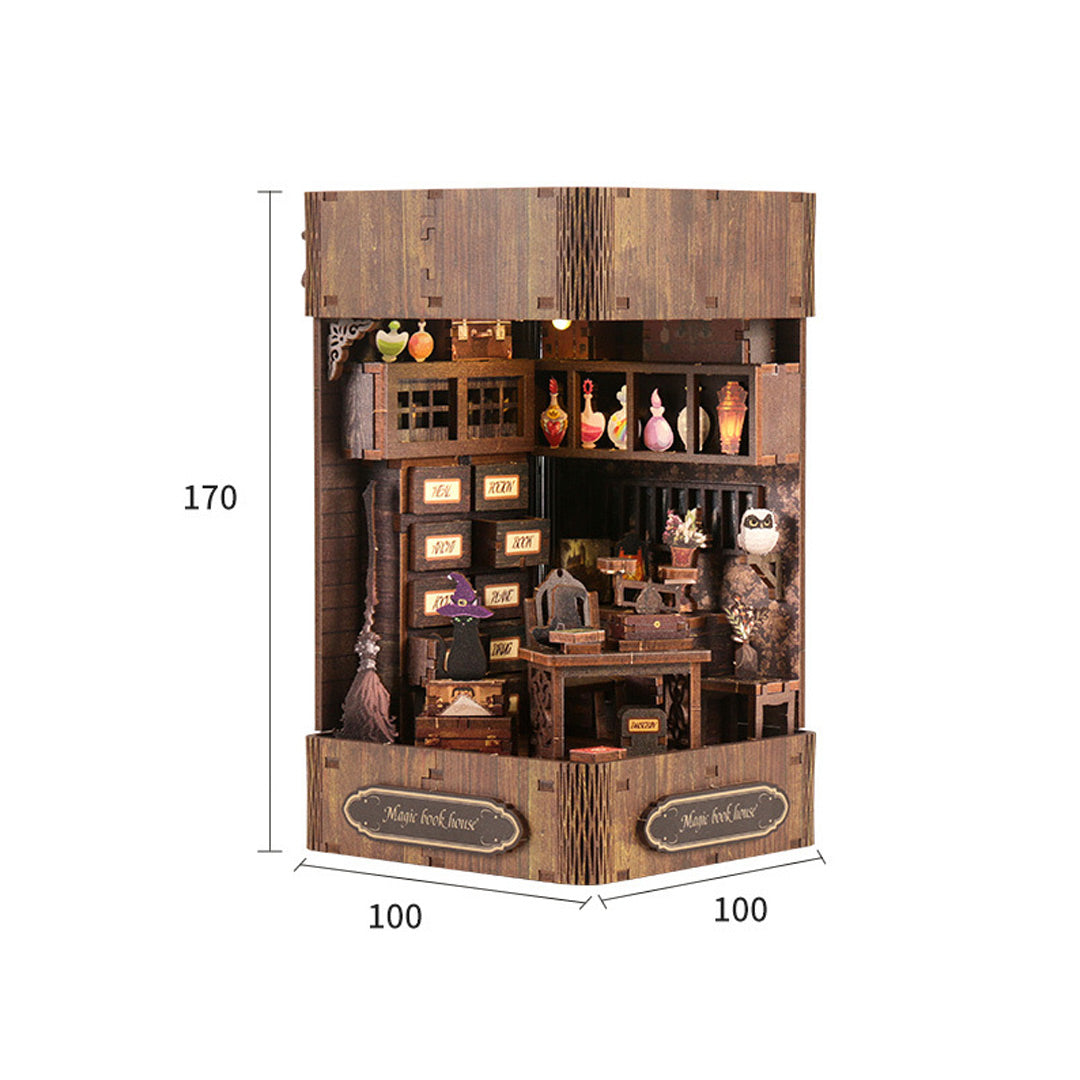 Magic Book House DIY Miniature Dollhouse Kit