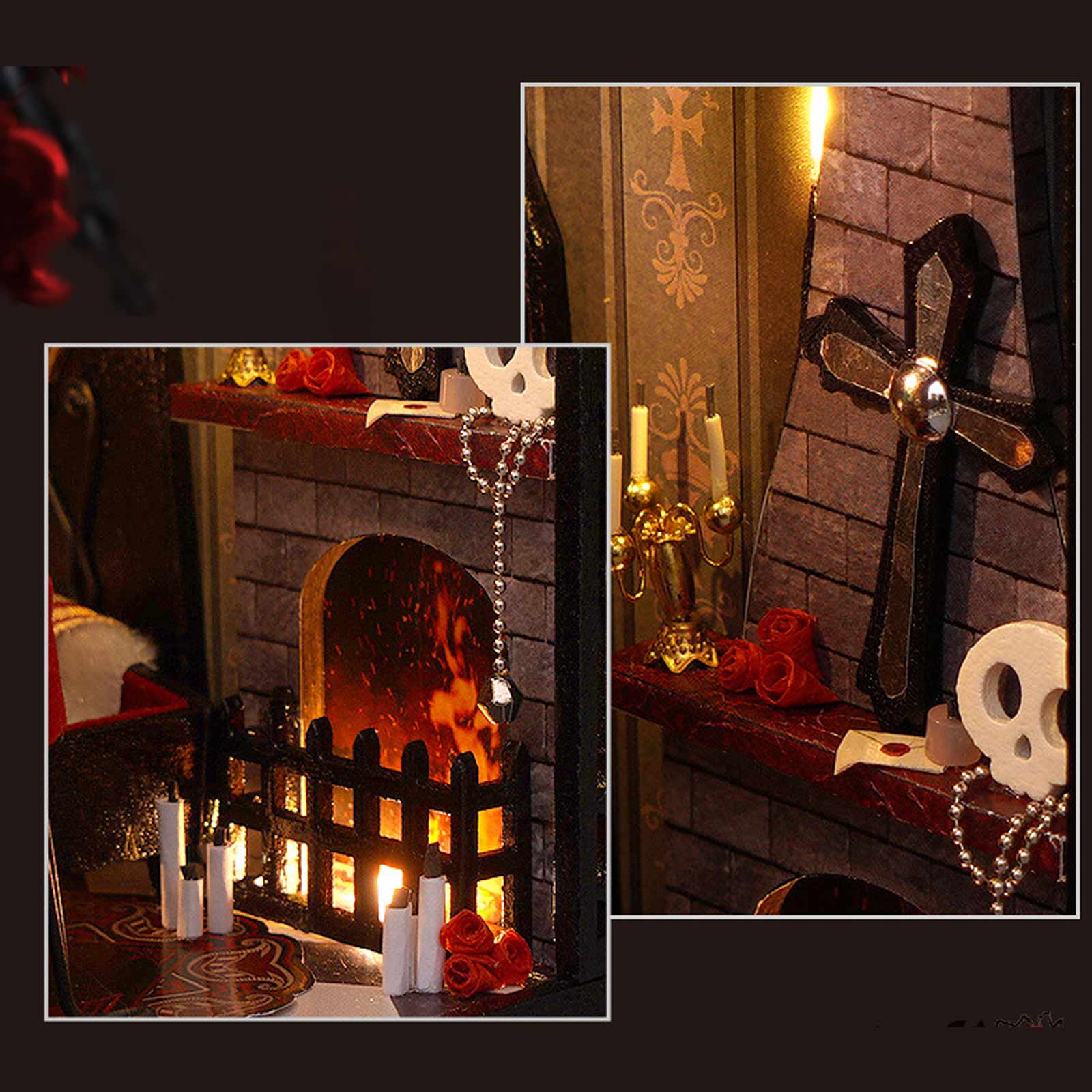 Vampire Diary DIY Book Nook Shelf Insert