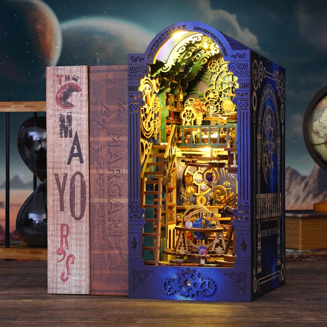 Interstellar Exploration DIY Book Nook Shelf Insert