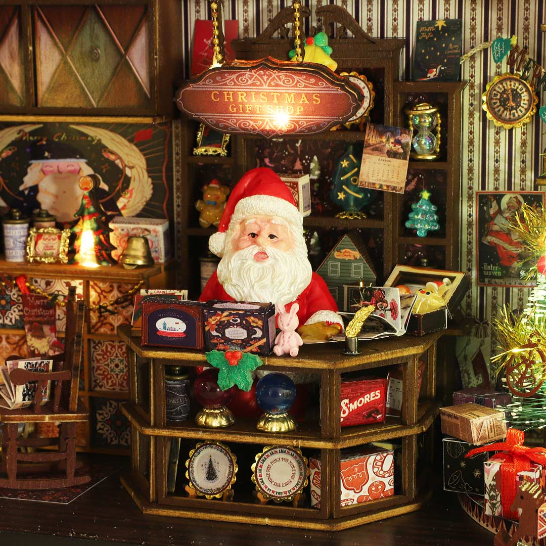 Christmas Wonderland DIY Miniature Dollhouse Kit Fifijoy Christmas wonderland diy miniature dollhouse kit fifijoy
