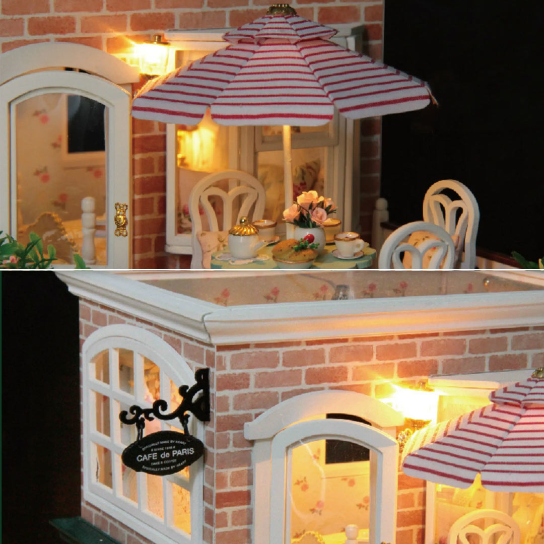 Paris Coffee & Cake Shop DIY Miniature Dollhouse