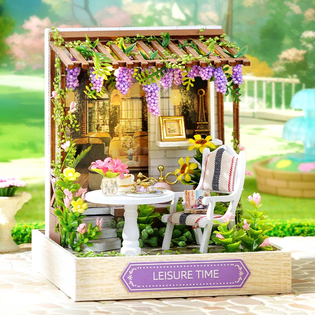 Leisure Time DIY Miniature Dollhouse Kit
