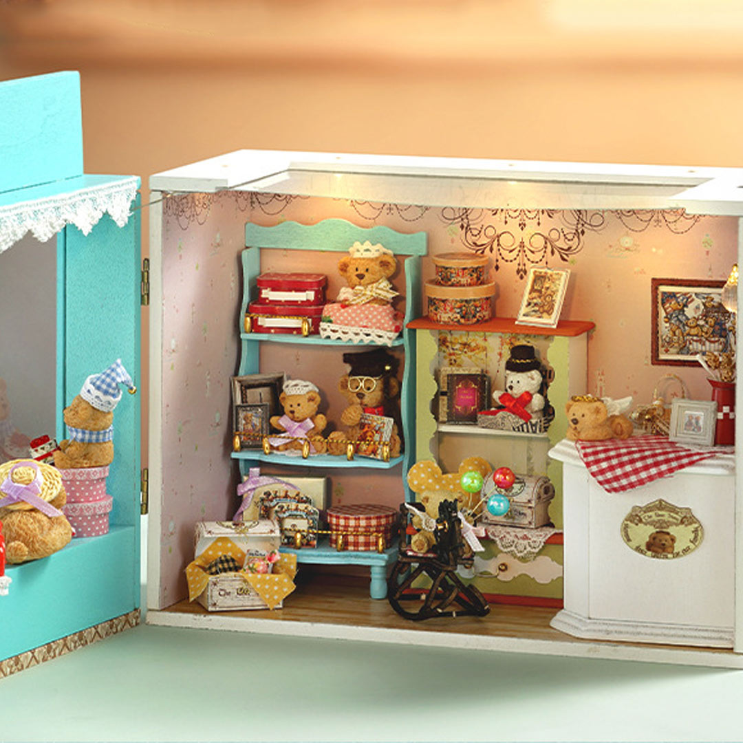 The Sweet House DIY Wooden Dollhouse Kit