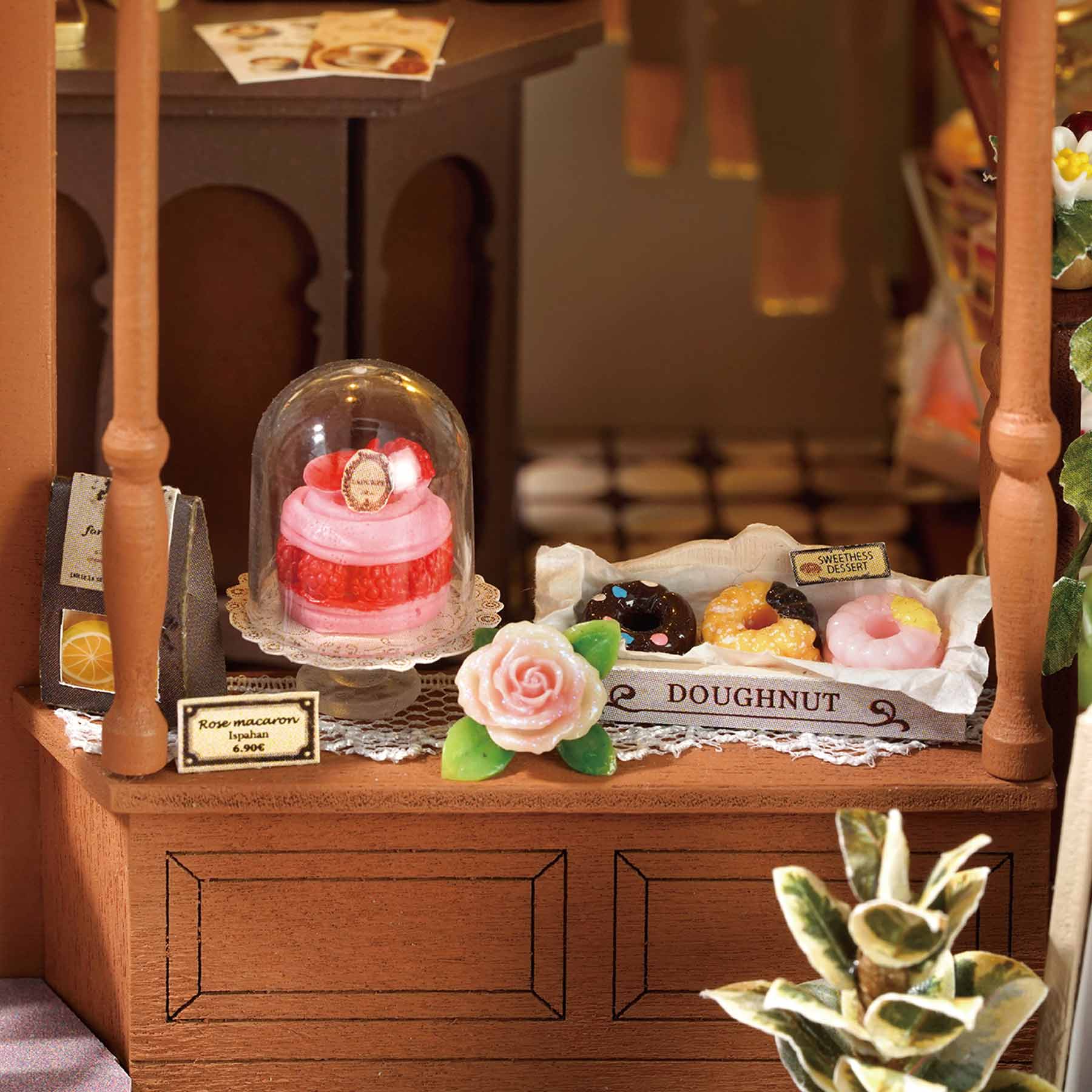 Coffee Shop DIY Miniature House Kit